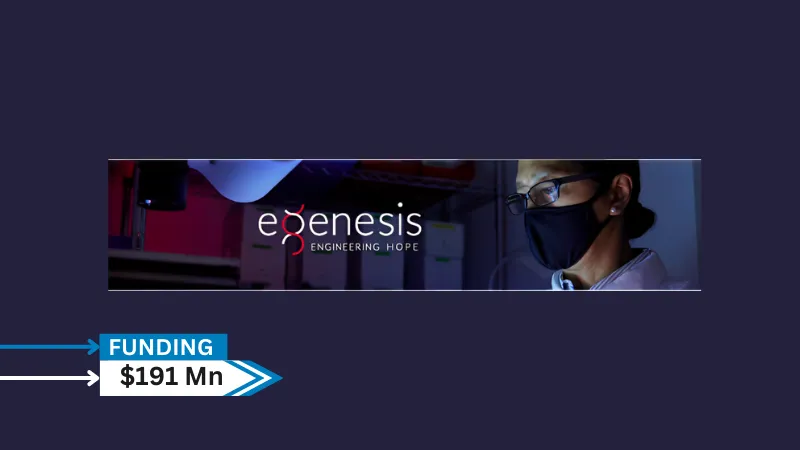 eGenesis, a biotechnology company developing human-compatible engineered organs to address the global organ shortage, announced the close of a $191 million Series D financing. Proceeds will be used to advance the company’s lead product candidate, EGEN-2784, to a first-in-human study for kidney transplant. The funding will also be used to advance pipeline programs as well as scale production.